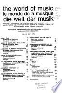 Monde de la Musique