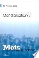 Mondialisation(s)
