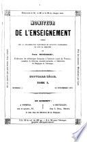Moniteur de l'enseignement de la littérature et des sciences en Belgique