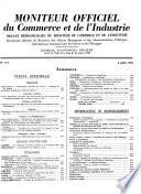 Moniteur officiel du commerce international