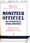 Moniteur officiel du commerce international