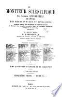 Moniteur scientifique du docteur Quesneville