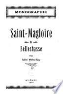 Monographie [de] Saint-Magloire de Bellechasse