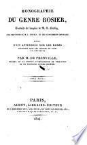 Monographie du genre rosier (etc.)