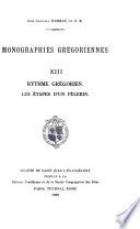 Monographies grégoriennes