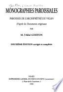 Monographies paroissiales