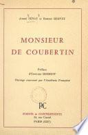 Monsieur de Coubertin