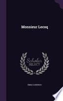 Monsieur Lecoq