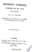 Monsieur Lombard