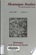 Montaigne Studies