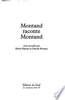 Montand raconte Montand