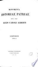 Monumenta historiae patriae