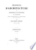 Monuments d'architecture, de sculpture et de peinture de l'Allemagne depuis l'établissement du Christianisme jusqu'aux temps modernes