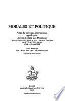 Morales et politique