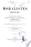 Moralistes françois