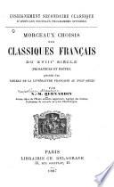 Morceaux choisis des classiques français du XVIIIe siècle (prosateurs et poètes) précédés d'un tableau de la littérature française au XVIIIe siècle