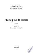 Morts pour la France