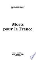 Morts pour la France