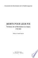 Morts pour leur foi
