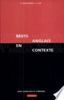 Mots anglais en contexte avec exercices et corrigés