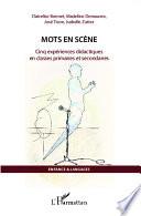 Mots en scène