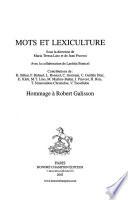 Mots et lexiculture