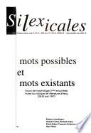 Mots possibles, mots existants