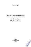 Mourir pour des idées