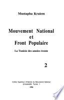 Mouvement national et Front populaire