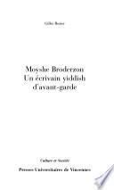Moyshe Broderzon