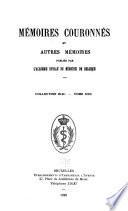 Mʹemoires couronnés et autres mʹemoires