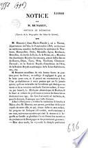 Munaret. Notice sur M. Munaret, docteur en médecine. Extrait de la Biographie des gens de lettres