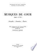 Musiques de cour