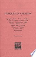 Musiques en création