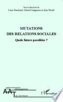 Mutations des relations sociales