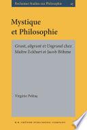 Mystique et philosophie
