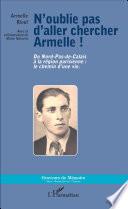 N'oublie pas d'aller chercher Armelle !