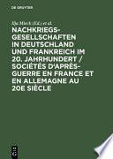 Nachkriegsgesellschaften in Deutschland und Frankreich im 20. Jahrhundert