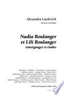 Nadia Boulanger et Lili Boulanger