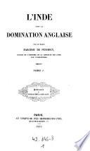 Naissance de la puissance politique et territoriale des Anglais dans l'Inde