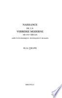 Naissance de la verrerie moderne
