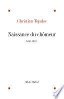 Naissance du chômeur, 1880-1910