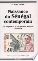 Naissance du Sénégal contemporain