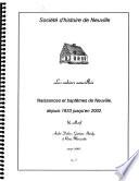 Naissances et baptêmes de Neuville, depuis 1933 jusqu'en 2002