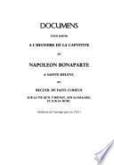 Napoléon à Sainte-Hélène