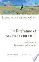 Narrativité contemporaine au Québec 01