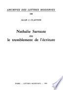 Nathalie Sarraute ou le tremblement de l'écriture