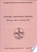 Nature, Croyance, Raison