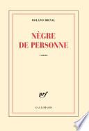 Nègre de personne