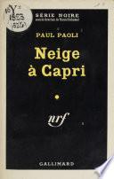 Neige à Capri